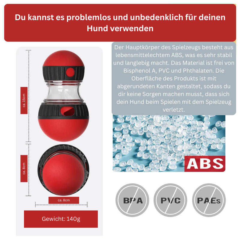 Interaktives Hundespielzeug – Fördert Geschicklichkeit, langsames Fressen & Intelligenz